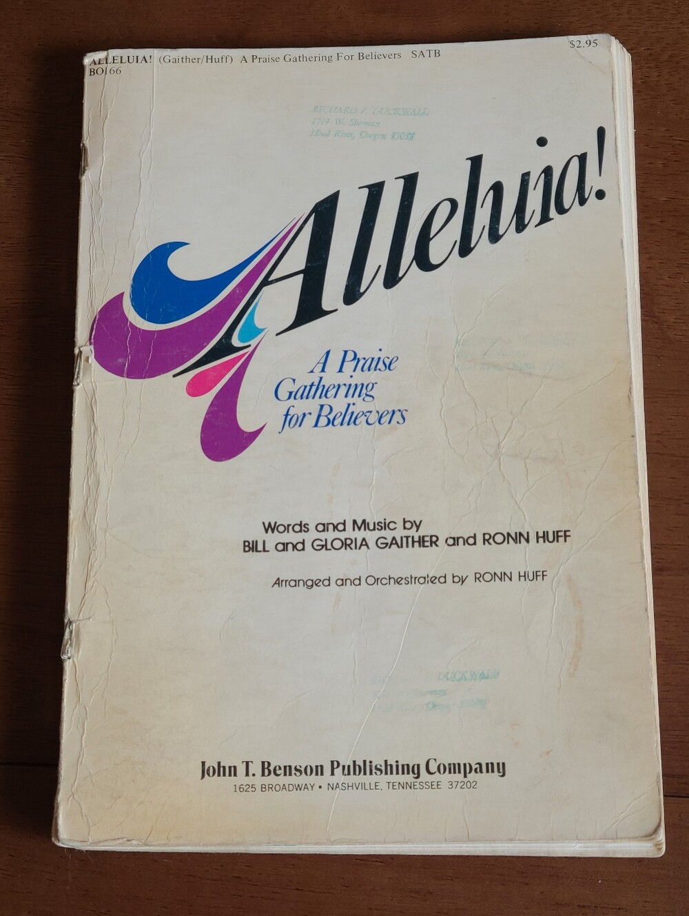 Vintage Alleluia! A Praise Gathering for Believers - Choral Songbook Music SATB